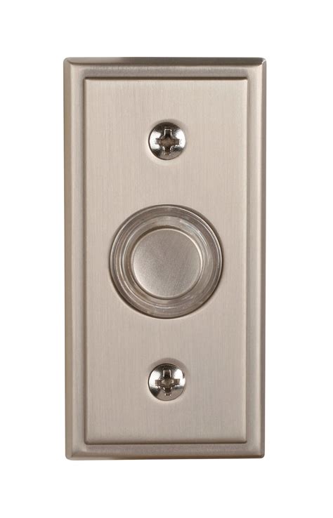 doorbell button on standard electrical box|traditional wired doorbell button.